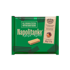 Napolitanke Hazelnut With No Added Sugars